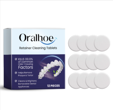 PureClean Retainer Tablets — 12 Tabletas Efervescentes